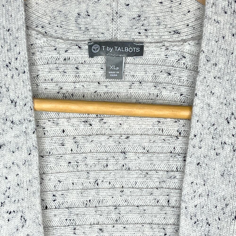 T by Talbots Open Front Cardigan Sweater Size XL Petite - Picture 3 of 7